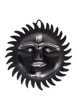 Load image into Gallery viewer, Brass Sun Face Wall Hanging