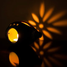 Load image into Gallery viewer, Conch/Shankh Shaped Terracotta Hand painted Tea Light Holder