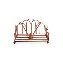 Load image into Gallery viewer, Bird on Fence Handcrafted Tissue Holder In Iron