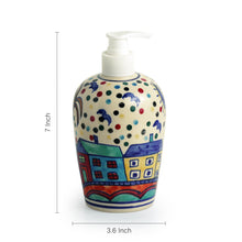 Load image into Gallery viewer, 'The Hut Essentials' Hand-Painted Ceramic Bathroom Accessory Set Of 3
