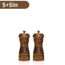 Load image into Gallery viewer, Wood Salt and Pepper Grinder Set with Optional Tray for Sea Salt and Pepper(5,8,10 inch) Strong Adjustable Grinder