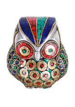 Load image into Gallery viewer, Owl statue sculpted in Brass &amp; Stone - Gift wrapped
