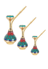 Load image into Gallery viewer, Brass Incense Stick holder - 3 pieces
