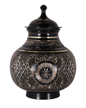 Load image into Gallery viewer, Cremation Urn Handcrafted in Brass
