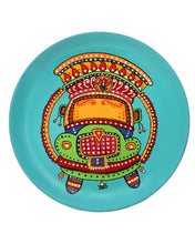 Load image into Gallery viewer, Hand Painted Terracotta Decorative Wall Plate - Truck
